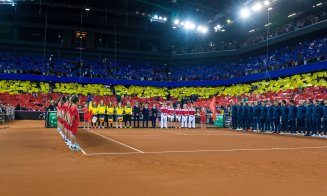 Fed Cup la Cluj. Record de audienţă la meciul Simonei Halep: peste 9.000 de persoane