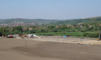 Autostrada Transilvania. IMAGINI cu şantierul autostrăzii ce trece de două ori Mureşul
