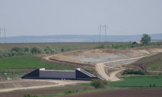 Autostrada Transilvania. IMAGINI cu şantierul autostrăzii ce trece de două ori Mureşul