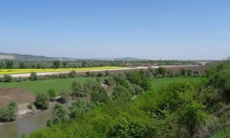 Autostrada Transilvania. IMAGINI cu şantierul autostrăzii ce trece de două ori Mureşul