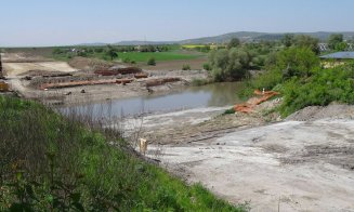 Autostrada Transilvania. IMAGINI cu şantierul autostrăzii ce trece de două ori Mureşul