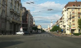Cum arată Clujul fără trafic auto: "Zici că e Apocalipsa"