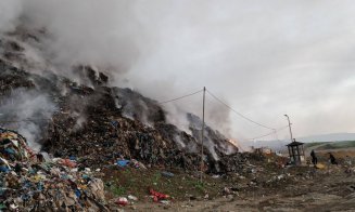 Un nou incendiu la groapa de gunoi a Clujului. Al treilea.