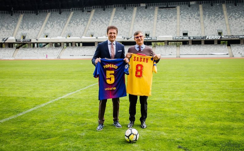 Legendele FC Barcelona se înfruntă la Cluj cu Generaţia de Aur. LIVE din culisele Sports Festival