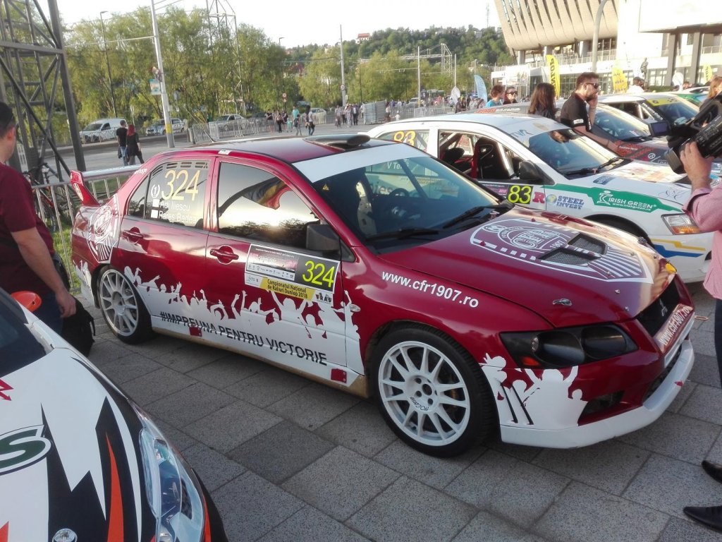 CFR Cluj, susținută inedit la Transilvania Rally 2018
