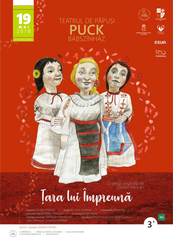 Spectacol special în premieră al Teatrului Puck, la Zilele Clujului