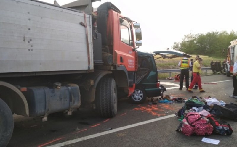Şapte români morţi într-un accident în Ungaria