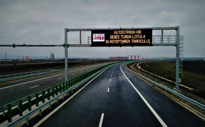 Loturile 3 și 4 din Autostrada Sebeș-Turda NU SE DESCHID TRAFICULUI rutier!