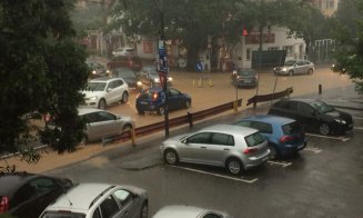 Încă un Cod Galben de ploi la Cluj, alte inundaţii. Care sunt cele mai afectate zone