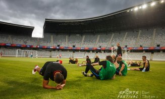 Generaţia de Aur - Barca Legends se joacă, astăzi, pe Cluj Arena. IMAGINI de colecţie de la antrenamente