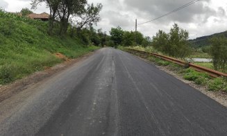 Lucrări de asfaltare pe drumul Fizeșu Gherlii – Sântioana - Ţaga