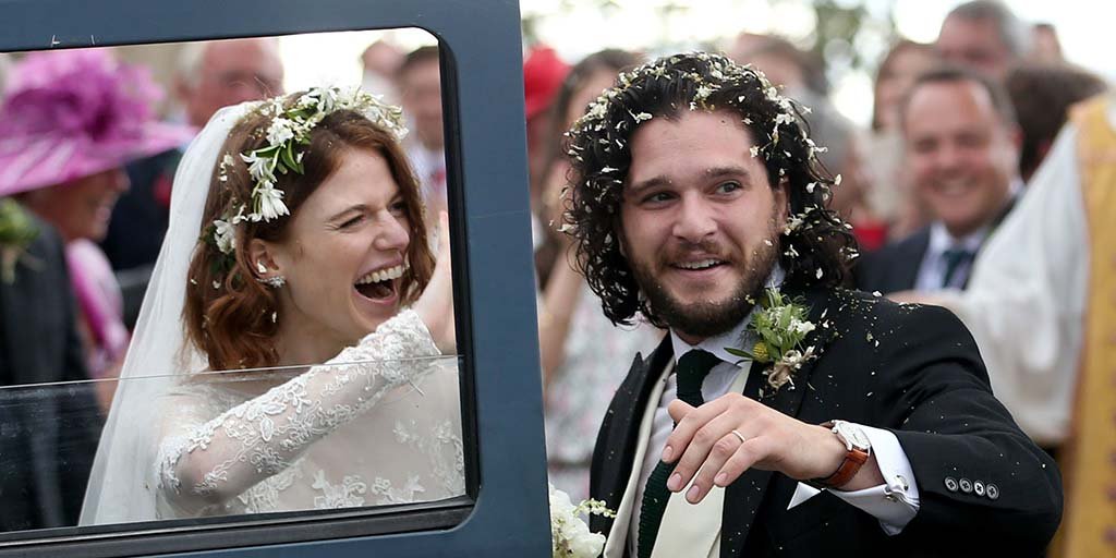 Actorii Kit Harington şi Rose Leslie, din ”Game Of Thrones”, s-au căsătorit