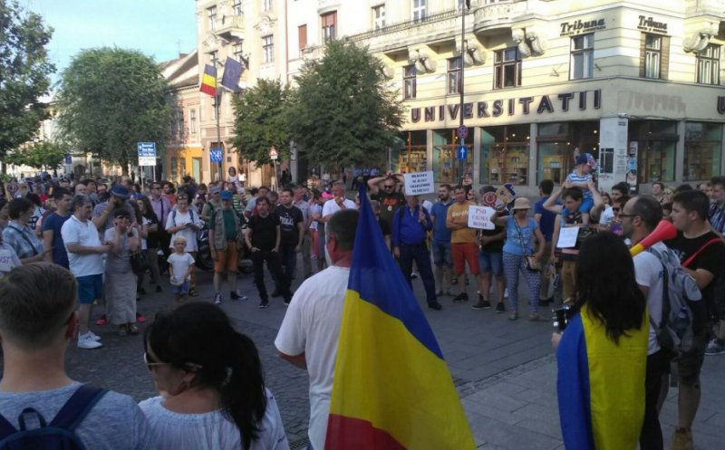 Un nou protest împotriva Guvernului Dăncilă și a președintelui PSD