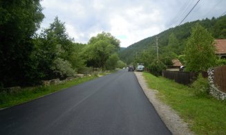 Au fost finalizate lucrările de asfaltare pe drumul județean Băişoara – Muntele Băişorii