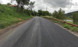 Au fost finalizate lucrările de asfaltare pe drumul Fizeșu Gherlii –Ţaga