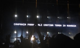 Mesaje anti-PSD la concertul Massive Attack din România