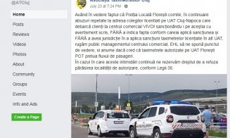 Asociaţia Taximetriştilor Cluj ameninţă că va refuza preluarea curselor cu destinaţia Floreşti: "Poliţia Locală comite abuzuri la adresa colegilo