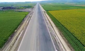 Imagini din dronă cu şantierul Autostrăzii Câmpia Turzii-Târgu Mureș