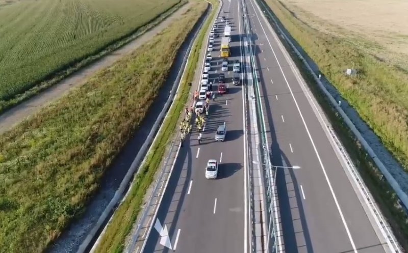 Este oficial! Se circulă de la Turda la Aiud pe AUTOSTRADĂ + VIDEO cu primele maşini