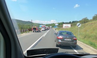 Accident grav în Baciu. O persoană a ajuns la spital