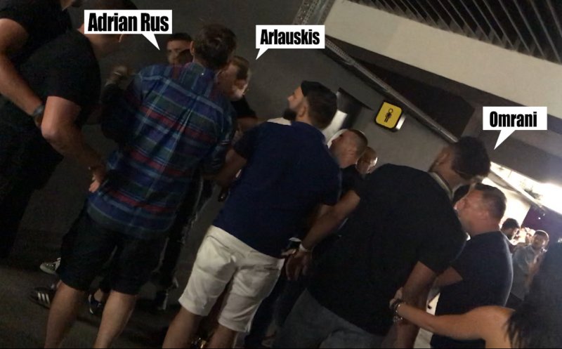 Jucătorii CFR-ului, scandal la Untold