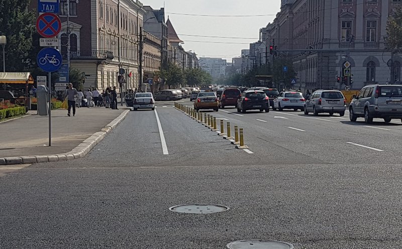 Două benzi pentru taxi şi biciclete în Avram Iancu