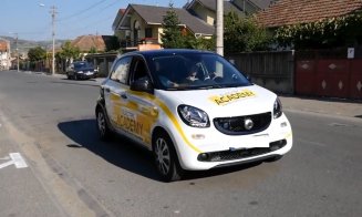 Clujul mai bifează o premieră. Maşină electrică pentru şcoala de şoferi