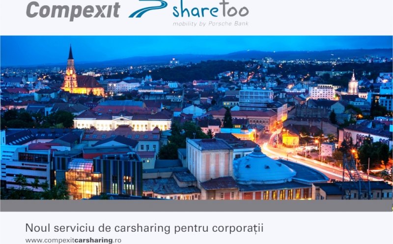 Compexit Sharetoo - serviciul inovator de carsharing  pentru corporaţii