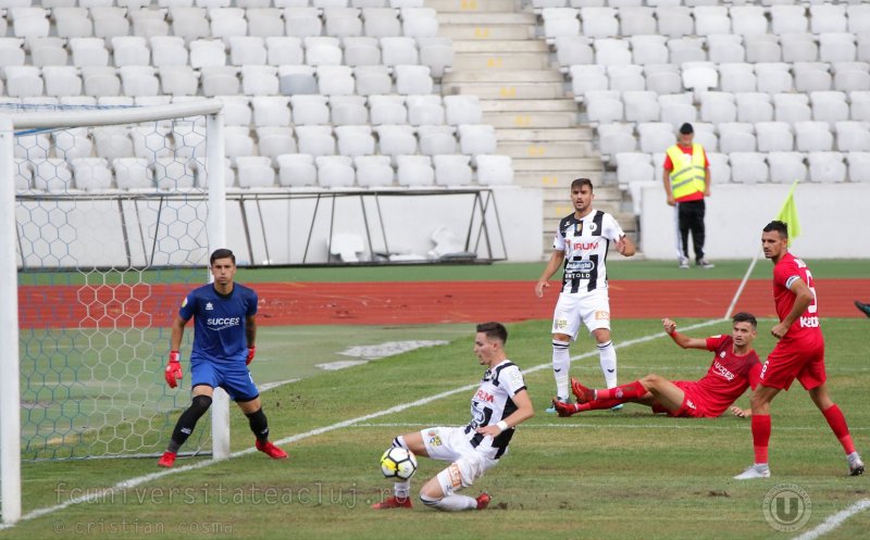 Notele ZIUA după Poli Timișoara – “U” Cluj 1-0. Toți atacanții au luat 4. Și Falub a rămas corigent