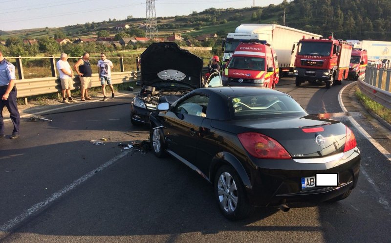 Cu maşina pe contrasens, pe autostradă! A făcut accident lângă Cluj. Apel către CNAIR pentru #SiguranțăRutieră
