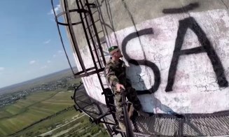 Marius, originar din Cluj, supranumit ”Spiderman din România", a vrut să o ceară pe iubita sa de soţie într-un mod inedit