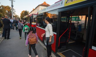 Transportul școlar, prima zi. Efectele asupra traficului GALERIE FOTO