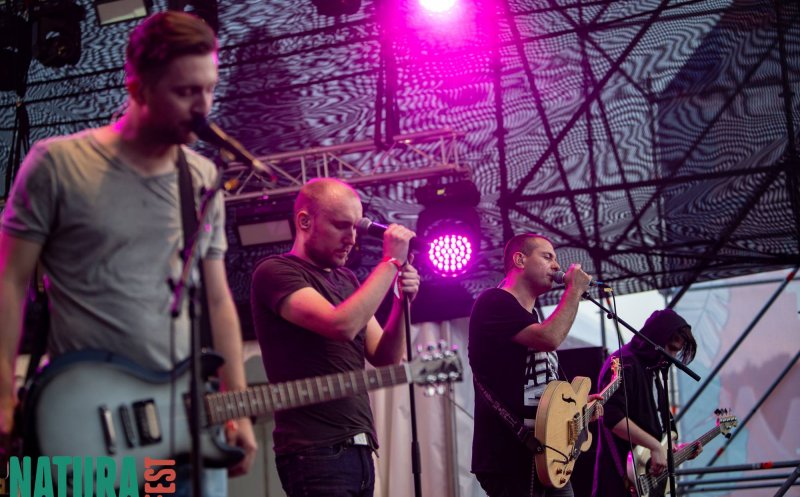 Grimus cântă la Jazz in the Street,  în centrul Clujului
