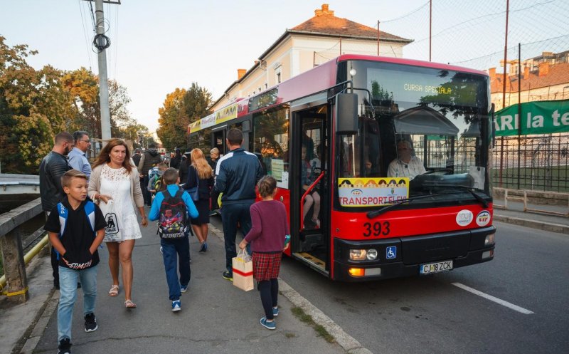 Câţi elevi din Cluj folosesc autobuzele şcolare. Date oficiale!