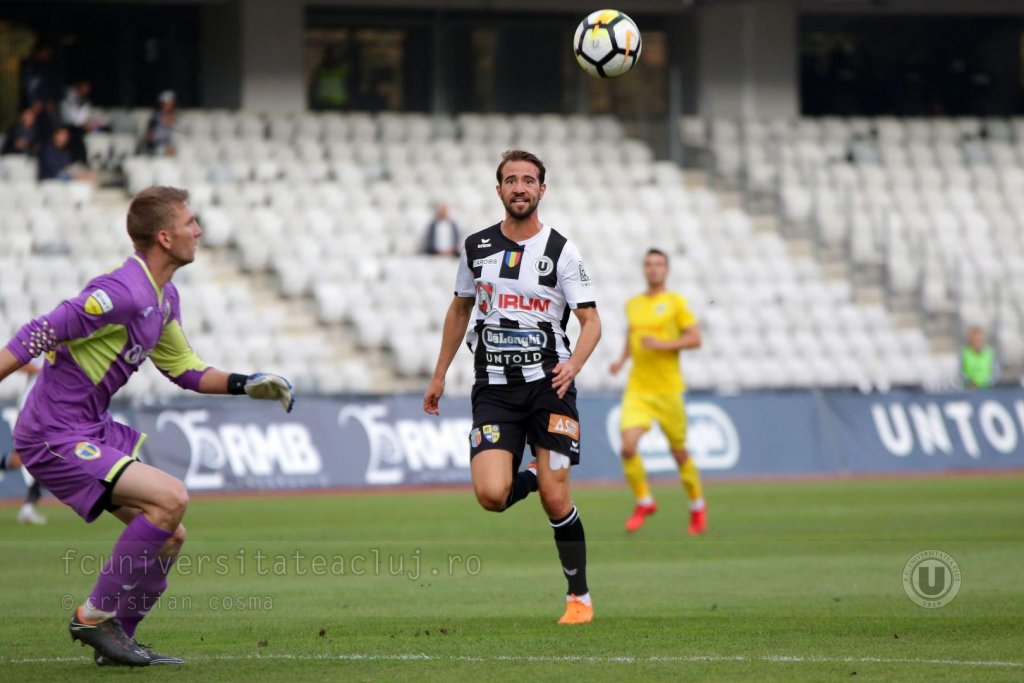 “U” Cluj – Daco-Getica 1-1. “Șepcile roșii” pierd primele puncte pe teren propriu