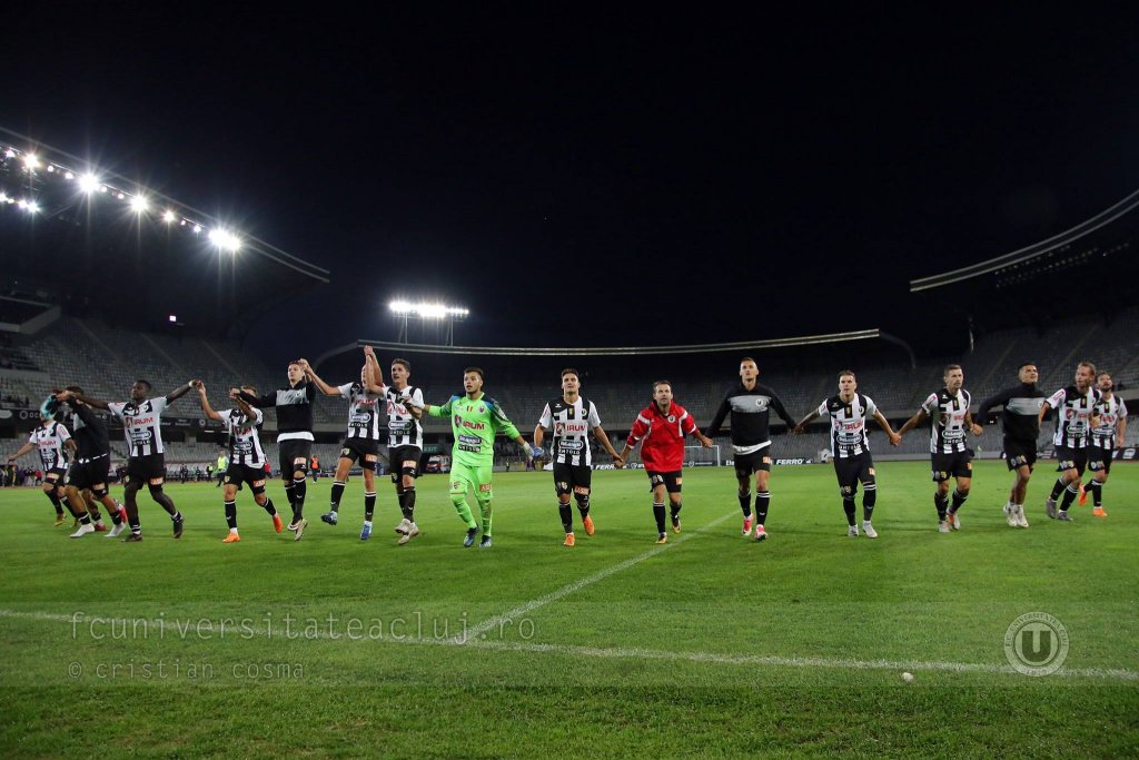 LINIȘTE, VORBESC CIFRELE! "U" Cluj, după un sfert de campionat: A cincea apărare + al cincilea atac = locul 8 în clasament