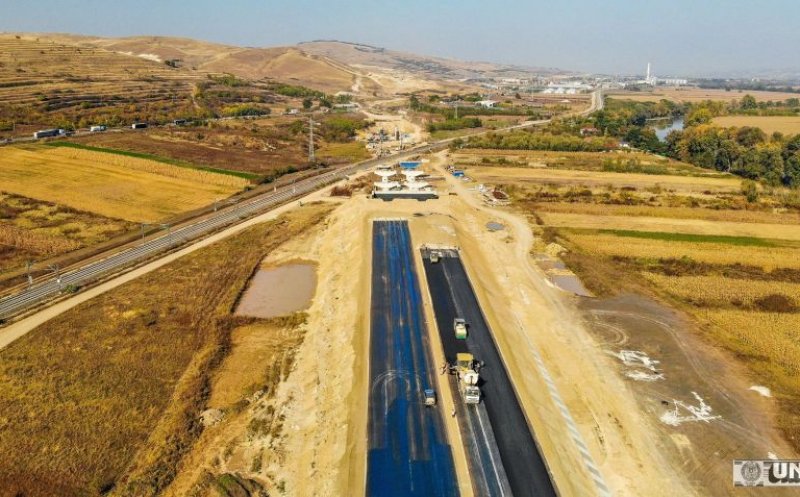 Se adună kilometrii asfaltaţi pe Autostrada Sebeş - Turda. Cum avansează lucrările