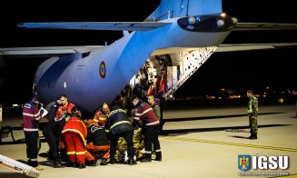 O aeronavă Spartan a transportat la Cluj 15 răniţi după "cutremur"