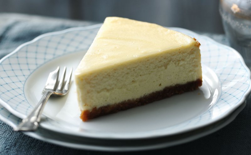 Desert de toamnă. Cheesecake cu pere