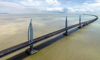 A fost inaugurat cel mai lung pod peste mare din lume. VIDEO spectaculos