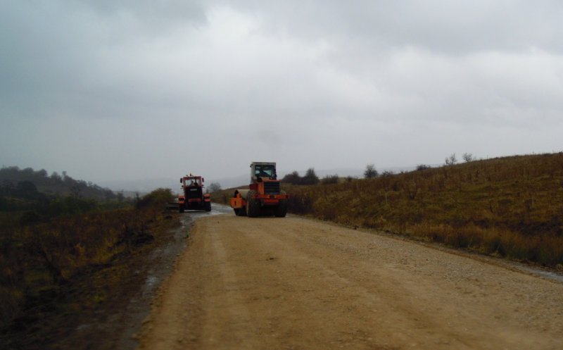 Lucrări de reabilitare pe drumul judeţean Aghireş – limită cu judeţul Sălaj