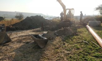 Reţeaua de canalizare din Baciu, gata până la finele anului