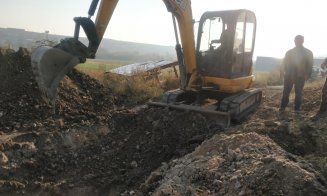 Reţeaua de canalizare din Baciu, gata până la finele anului