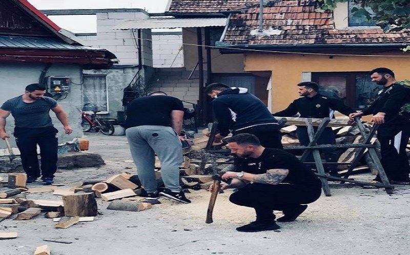 Gest superb al rugbiștilor de la “U” Cluj. Sportivii au ajutat o familie nevoiașă din Gilău