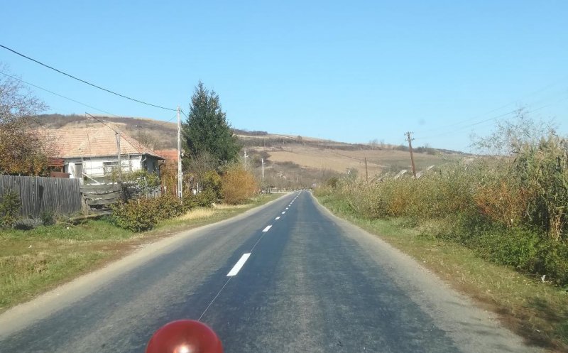Marcaje rutiere pe 43 de km de drum în judeţul Cluj
