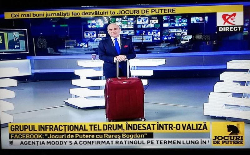 Rareș Bogdan, cu valiza la emisiune: "Poți să o folosești la Jilava, la Rahova, să ții șobolani în ea, la Rio"