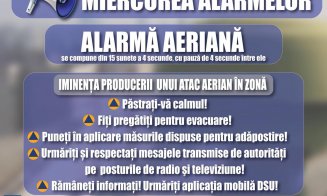 Continua exercițiile de alarmare la Cluj