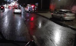 Accident cu 4 maşini pe Calea Floreşti. Doi copii răniţi, şoferul vinovat era beat