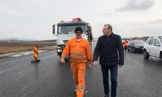 Vizită oficială pe 14 km din autostrada Târgu Mureș-Câmpia Turzii. Când se taie panglica