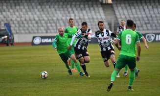 LIVETEXT. Pandurii Tg. Jiu - "U" Cluj 1-5. Kofi și Hațiegan stabilesc scorul final